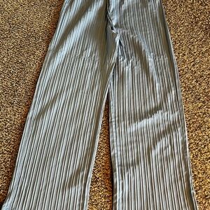 New ladies Gray Wide-Leg Pants size L